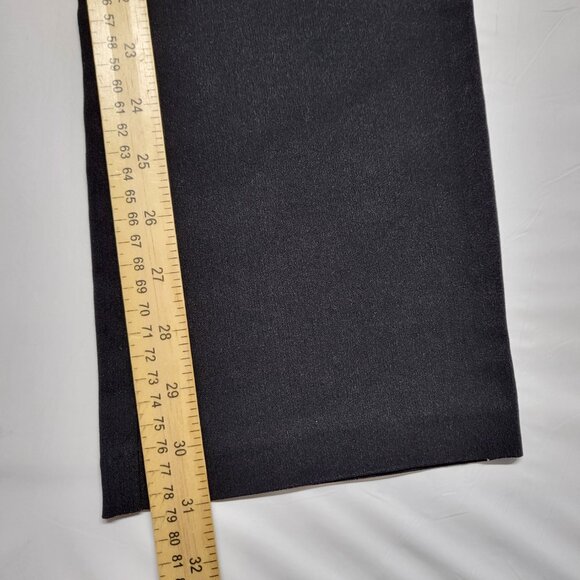 Rhapsodielle Womens Pants Stretch Size Medium Straight Leg Pockets Black 29 X 31 - Picture 11 of 13